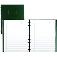 Blueline NotePro Notebook, 192 Pages, Green, 9-1/4-Inch x 7-1/4-Inch (A9C.84)