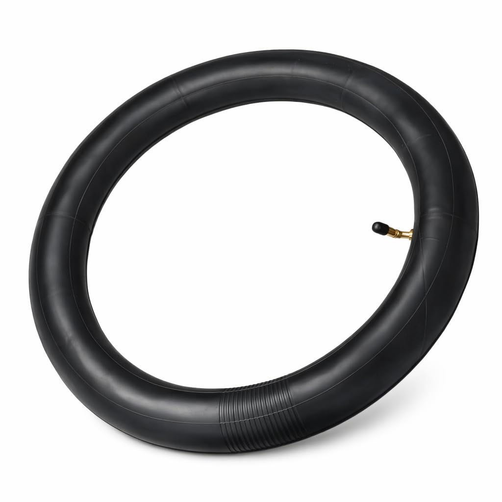Bike Inner Tubes,14x2.125, 14X2.50, 16x2.125, 16X2.50, 16x3.0, 18X2.125, 18x2.50 Electric Bike Butyl Rubber Inner Tube with Metal Bent Valve E Bike Accessories(16X3.0 Elbow)