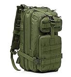ERolldeeP Sport Outdoor Comfortable Waterproof Assault Pack Military Rucksacks Tactical Molle Backpack Hiking Backpack Hiking Daypack Camping Hiking Trekking Climbing Bag 25L-30L for boys kids