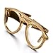 ProCuffs Gold Tie Clip Optical Glasses Glass Biker Spader Wedding Bar Clasp Optometrist