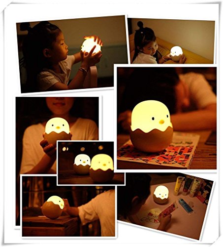 image for Tecboss Night Light for Kids, Baby Night Light Rechargeable Bedside La