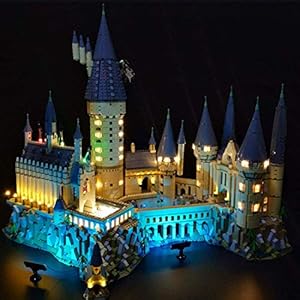 Knoijijuo Kit di Illuminazione Set Light Set Luce Luce del LED per Lego Harry Potter Hogwarts Castello - 71043 (Non Incluso Modello Lego) Kit illuminazione LEGO