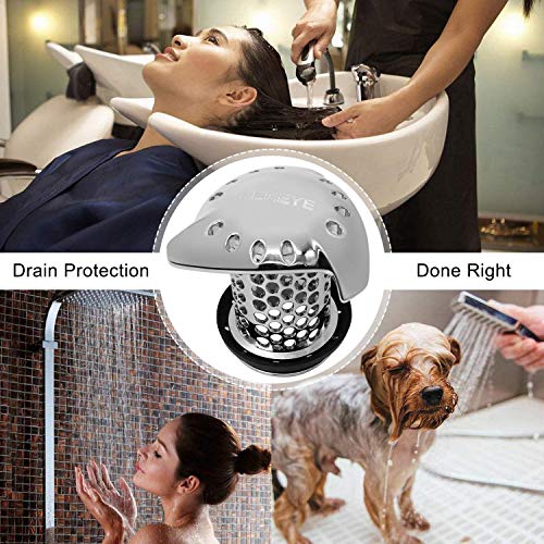 image for LEKEYF Drain Hair Catcher Shower Drain Hair Trap Stainless Steel Drain