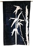 Japanese style Noren Door Curtain with Bamboo Design