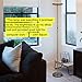 Brightech Sky Flux Dimmable LED Floor Lamp – Super Bright Floor Lamp for Living Room and Offices – Torchiere Standing Lamp with 3 Light Options, Tall Lamp for Bedroom Reading and More - Nickel