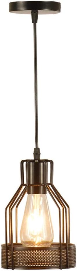 Iluminación pendiente industrial colgando de la jaula de luz