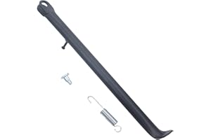 Adsspro Universal Motorcycle Kickstand Accessories Foot Side Support Stand for 125cc 110cc 140cc CRF50 70 Motor Scooter Motorbike Motocross Dit Pit Bike (420mm) (320MM)