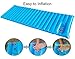 WACOOL Ultralight Inflatable Sleeping Pad Mat Air Mattress - Ultra-Compact for Backpacking, Camping, Travel, Air-Support Cells Design (Large)