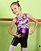 BAOHULU Leotard for Girls Gymnastics Toddler Sparkle Stripes Tank Biketards One Piece