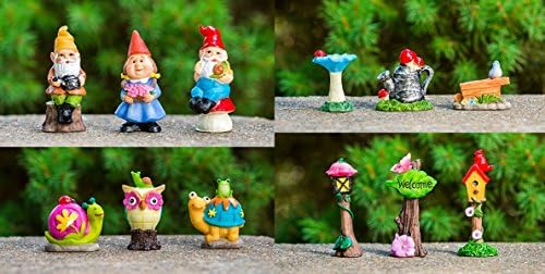 New Creative Mini Fairy Garden Sets of 12 Piece