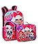 LOL Surprise Backpack with Lunchbox - black multi, one size
