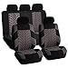 FH Group FB071115 Travel Master Seat Covers (Gray) Full Set with Gift - Universal Fit