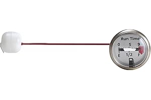 2156-0049-00 Fuel Gauge for Kerosene & Diesel Forced Air Heaters, 40,000-80,000 BTU, 5-Inch Replacement Part, Compatible with