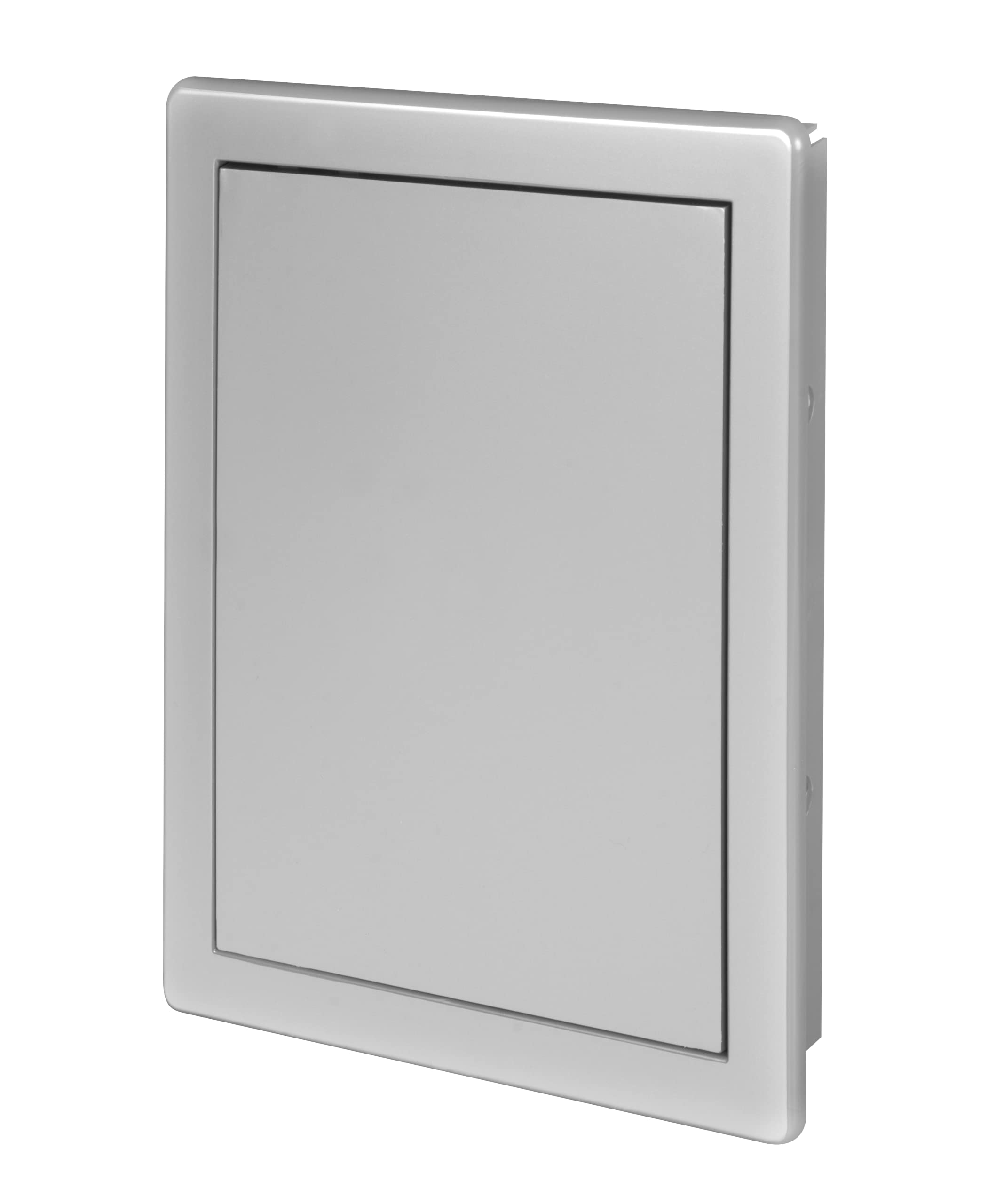 AWENTA 200 x 300mm ABS Inspection Flap for Ventilation Systems, Flue Pipes, Water Meter - Plastic Inspection Door - Satin Silver Inspection Door