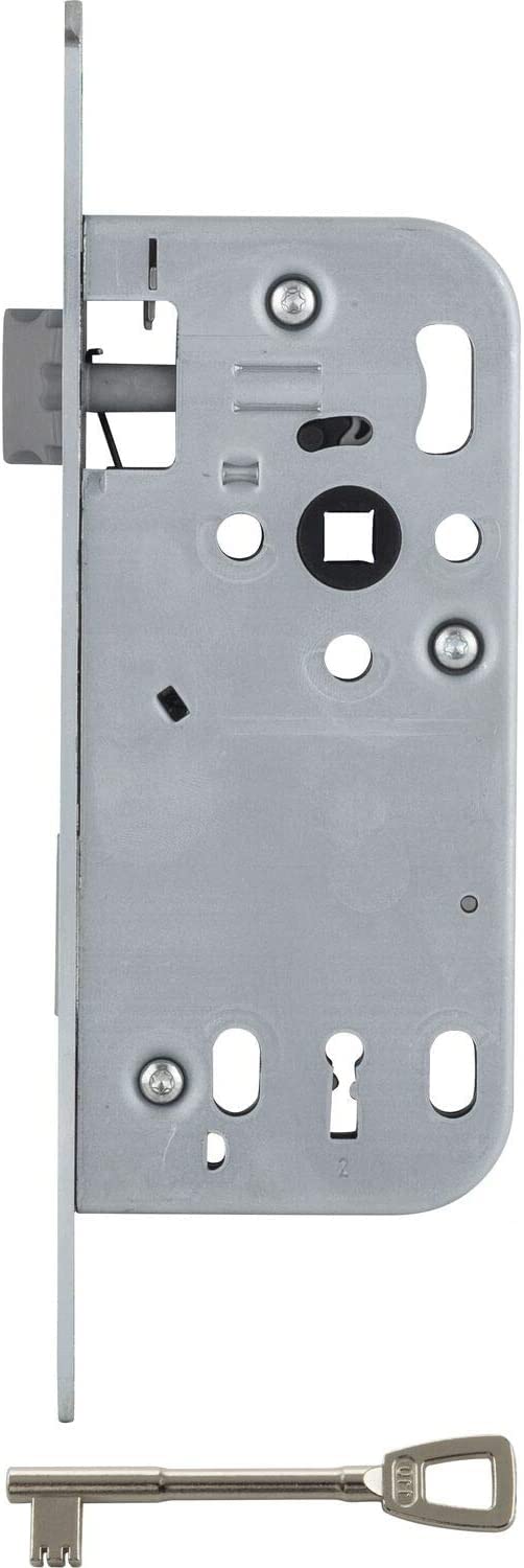 Vasalat ES-BB DM50 VZ SB1 Mortise Lock Deadlock, Galvanised Steel