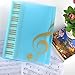 Music folder piano score folder Music folder storage Holder A4 Size Folder,40 Pockets Chorus dedicated Sheet Music Folder
