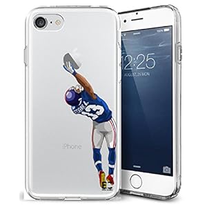 Epic Cases Fits on iPhone6/6S/7/8 Case Ultra Slim Crystal Clear Football Series Soft Transparent TPU Case Cover Apple…