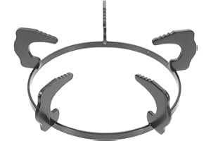 BESTonZON Gas Stove Bracket, Cast Iron Gas Stove Wok Rack, Wok Support Ring Bet Milk Pot Support Holder, Metal Stand Holder Ring Cooktop Trivet
