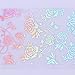 BORN PRETTY Holo Starry Nail Foil Snowflake Star Rose Lace Flower Manicure Nail Art Transfer Sticker #7