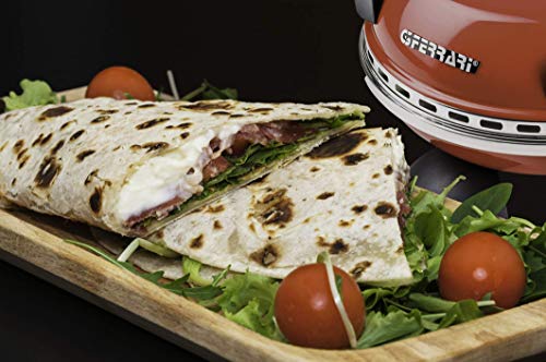 G3Ferrari G10006 - Pizza Express Delizia Pizzamaker, 1200 W,31.6 x 31.6 x 25 cm,Rood - Afbeelding 6