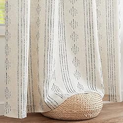 jinchan Boho Curtains Linen Curtains for Living