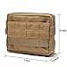 Hoanan 2 Pack Molle Pouch Tactical EDC Pouch Admin Organizer Gadget Gear Pouch for Military Backpack