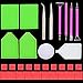 32 Pieces Diamond Painting Embroidery Cross Stitch Tools Kits Diamond Brush Set, Diy Diamond Painting Pen/Tweezers/Glue/Plastic Tray Set Sewing Accessories