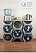 U Water Cooler Bottle Rack (Silver, Four Bottle Rack)