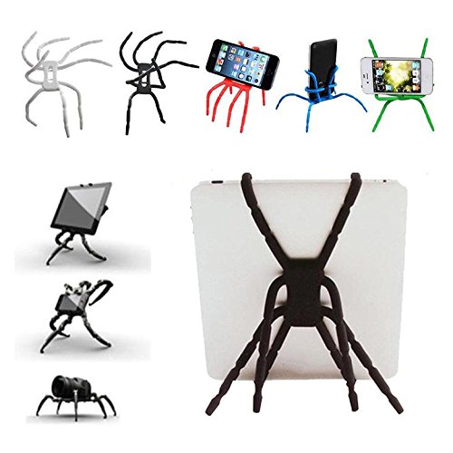 Hanbaili Gift Flexible Spider Stand Phone Car Holder Hanging Mount and Stand for iPhone Samsung Android in Car Desk Plane