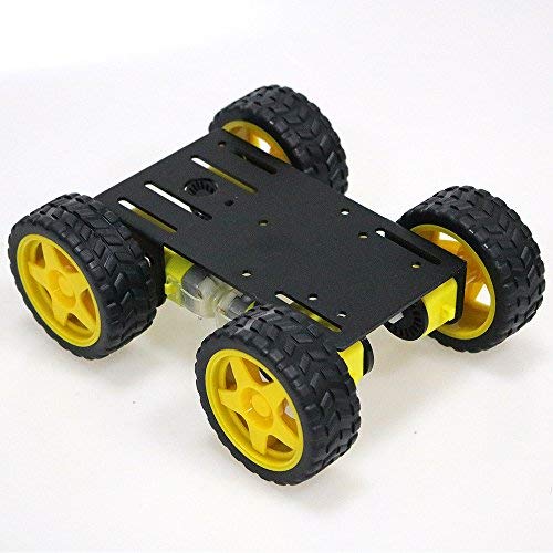 Professional Metal 4wd Smart Robot Car Chassis Kit, Robotic Cars C101
