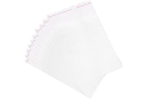 uxcell 100Pcs Clear Cello Bags, 4-3/4" x 6-1/2" Plastic Self Sealing OPP Cello Treat Bags Cello Poly Bags for Packing Cookies