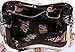 COOFIT Women's Denim Blue Knitted Top Handle Handbags with Shiny Rhinestone