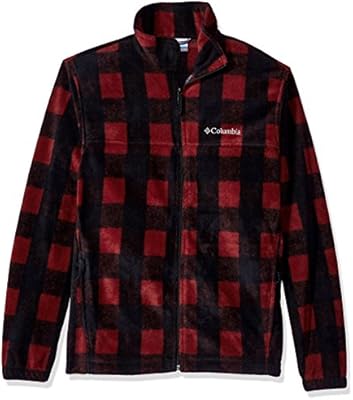 columbia plaid fleece jacket