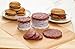 KitchenArt 18525 Adjust-A-Burger Press Set, Plastic, 2-Piece, White