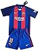 FC Barcelona 2016-2017 Messi #10 Youths Home Soccer Jersey Shirt & Shorts Set (11-13 Years)