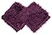 Chanasya Soft Shaggy Fuzzy Mangolian Faux Fur Cozy Elegant Chic Decorative Aubergine Throw Pillow Cover Pillow Sham- Violet Purple 2-Pack Throw Pillowcase 18x18 Inches (Pillow Insert Not Included)