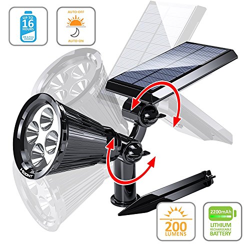 image for The Hoont™ 2-in-1 Bright Outdoor LED Solar Spotlight / Solar Powered