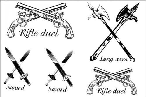 Tattoo size 6.30"x6.30" Long last realistic temporary tattoo sticker non-toxic and waterproof black and white female models weapons totem temporary tattoo