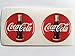 2 Coca-Cola Button Di Cut Decals