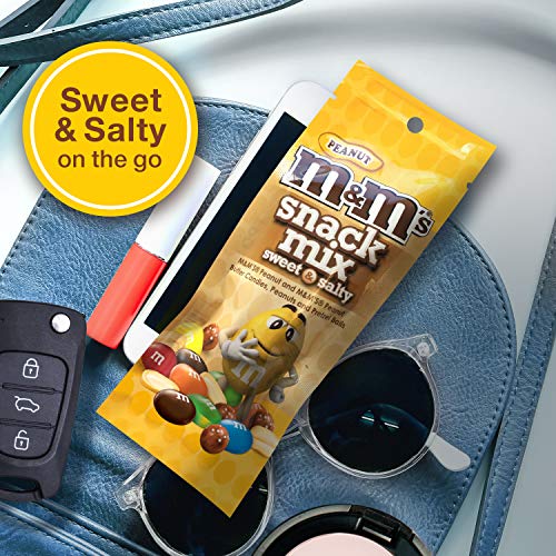 M&M'S Peanut Chocolate Candy Snack Mix 1.75-Ounce Slim Pack (Pack of 10)