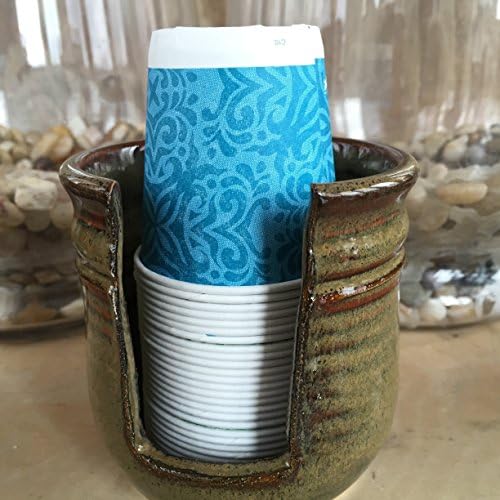 Ceramic Cup Holder - Waterfall Brown FREE SHIPPING