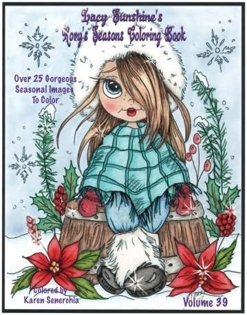 Lacy Sunshine's Rory's Seasons Coloring Book: Rory Sweet Urchin Celebrates Winter Spring Summer Fall Coloring All Ages Volume 39 (Lacy Sunshine's Coloring Books)