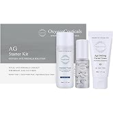 OxygenCeuticals AG Starter Kit – Anti-Aging Kit, Nutrient Toner 30ml, Caviar Protein Fluid 15ml & Age-Defying Caviar Cream 30ml