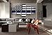 US USA American Flag Military Canvas Print Wall Art Thin Blue Line Home Decor Decals Pictures Poster for Living Room Bedroom Dining Room Office 5 Panel Paintings Framed Ready to Hang (60