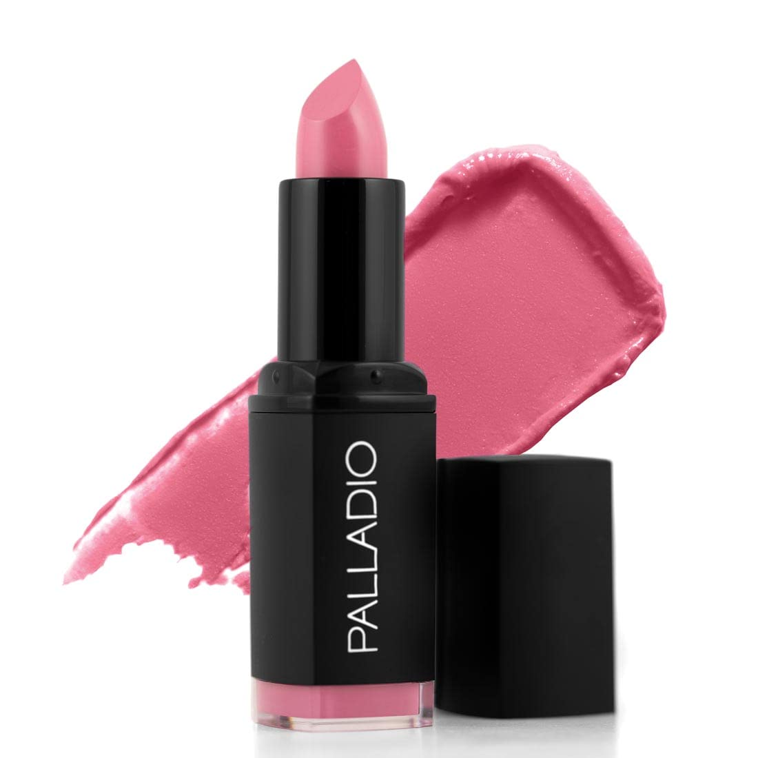 Palladio Herbal Dreamy Matte Lipstick Lip Color, Full of Moisture and Color Pigment, Smooth Application, Full Coverage, Long Lasting Wear, Luxe Matte Finish, Does Not Dry Lips, Bella Pink