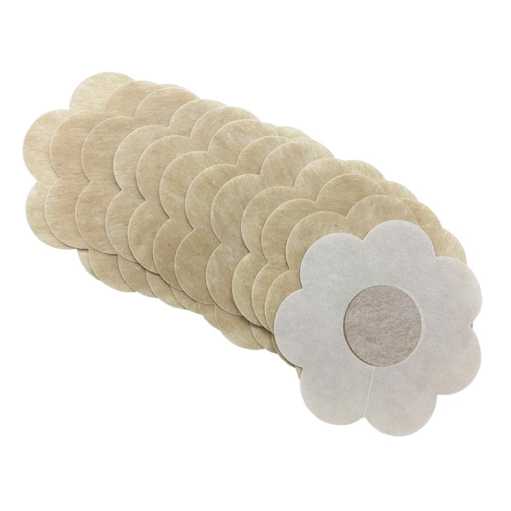 Nipple Covers Disposable Breast Pasties Adhesive Bra Petal for Women 6-Pair