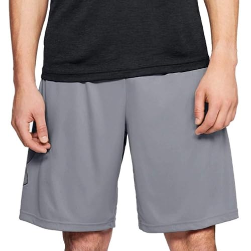 Under Armour Men's Tech Graphic Shorts, Steel (035)/Black, 3X-Large Tall