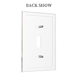 Tewujay Decorative Light Switch Covers 1 Toggle