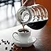 800ml Clear Glass Range Coffee Server,Standard Glass Coffee Carafe, Coffee Pot