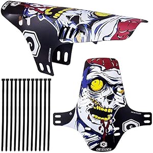 TuoTu 2 pcs Bike Fenders,Mountian Bike Mud Flaps,MTB Mud Guard Front and Rear Compatible,Bike Mudguard Front and Rear…
